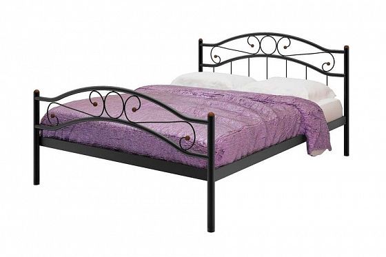 Кровать "Надежда Plus" 1600 мм (ламели) - Цвет: Черный