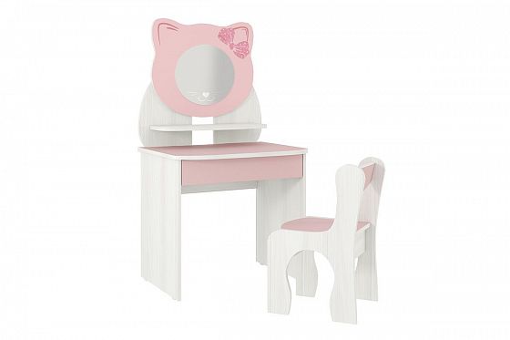 Набор детский "Котенок" - Набор детский "Котенок"; Цвет: Белый Рамух/Розовый