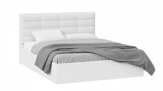 Кровать "Агата" 1600*2000 мм с подъмным механизмом - Цвет: Белый