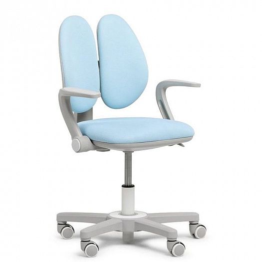 Детское кресло "Mente" с подлокотниками - Цвет: Голубой (ткань)