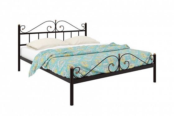 Кровать "Диана Plus" 1800 мм (ламели) - Цвет: Черный