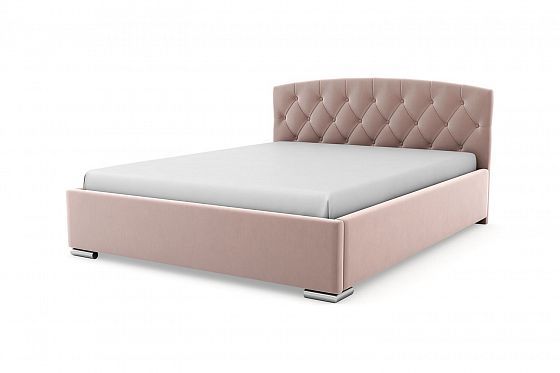 Кровать "Премьер" 800 с ламелями - Кровать "Премьер" 800 с ламелями, Цвет: Розовый 104