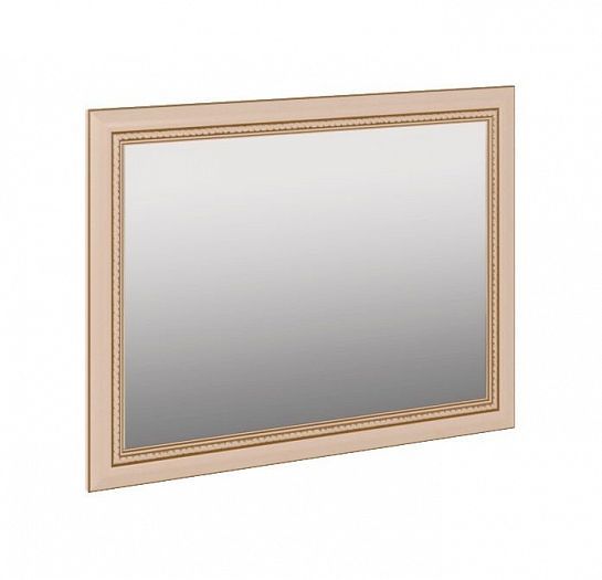Зеркало в раме "Беатрис" модуль №15 - Зеркало в раме "Беатрис" модуль №15, Цвет: Дуб млечный / патин