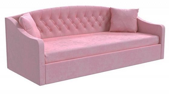 Диван-кровать "Диана" 900 мм - Диван-кровать "Диана" 900 мм, Цвет: Велюр Lovely 45 Розовый