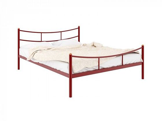Кровать "София Plus" 1800 мм (ламели) - Цвет: Красный