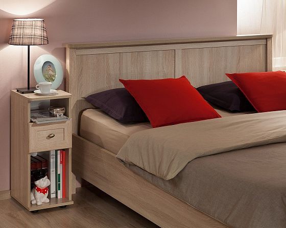 Кровать (1400 мм) "Шерлок" №43 - Изголовье кровати Шерлок, цвет: Дуб Сонома