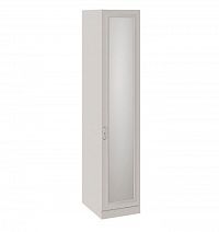 Шкаф для белья "Сабрина" 587 мм с 1 зеркальной дверью с опорой СМ-307.07.011-01