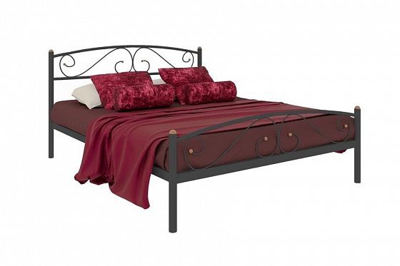 Кровать "Вероника Plus" 1800 мм (ламели) - Цвет: Черный