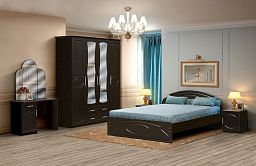 Модульная спальня "Венеция 2" с кроватью 1400*2000 мм