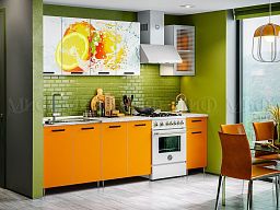 Кухня "Рио-1" 2000 мм Апельсин