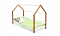 **Детская кровать-домик Монтессори "Svogen" (Цвет: Дерево/Белый)