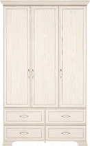 Шкаф 3-х дверный для одежды с ящиками без зеркала "Венеция" №1