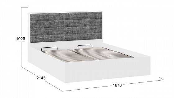Кровать "Тесса" 1600*2000 мм с подъемным механизмом - размеры