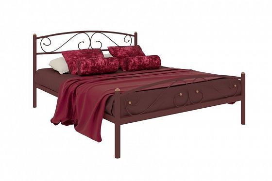 Кровать "Вероника Plus" 1800 мм (ламели) - Цвет: Коричневый