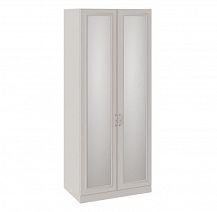 Шкаф для одежды "Сабрина" 457 мм с 2 зеркальными дверями с опорой СМ-307.07.222-01
