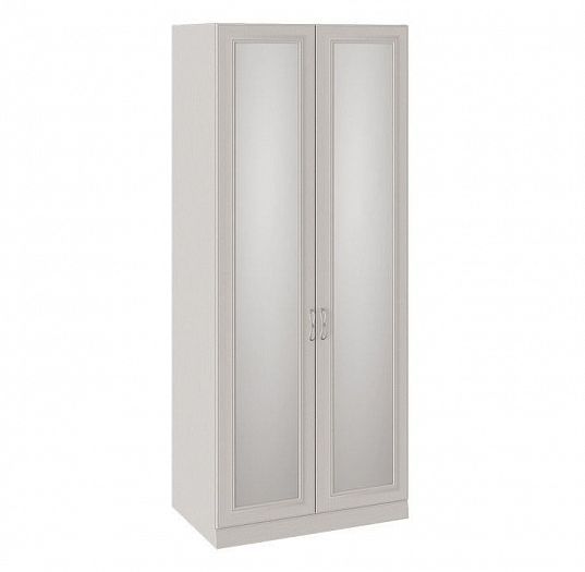 Шкаф для одежды "Сабрина" 457 мм с 2 зеркальными дверями с опорой - Цвет: Кашемир
