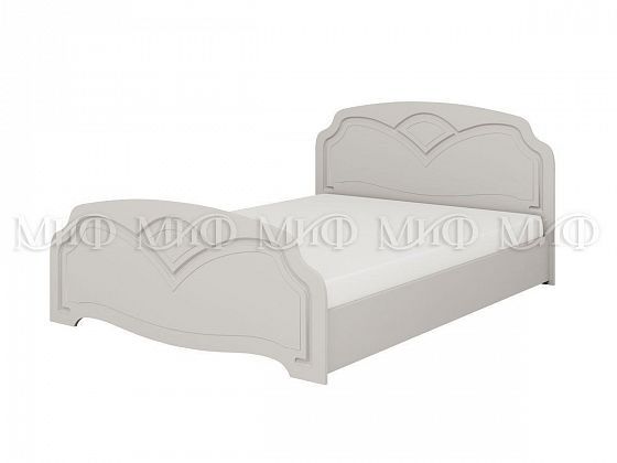 Кровать "Натали-1" 1,6 м - Кровать "Натали-1" 1,6 м, Цвет: Белый глянец/Белый