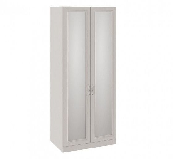Шкаф для одежды "Сабрина" 587 мм с 2 зеркальными дверями с опорой - Кашемир