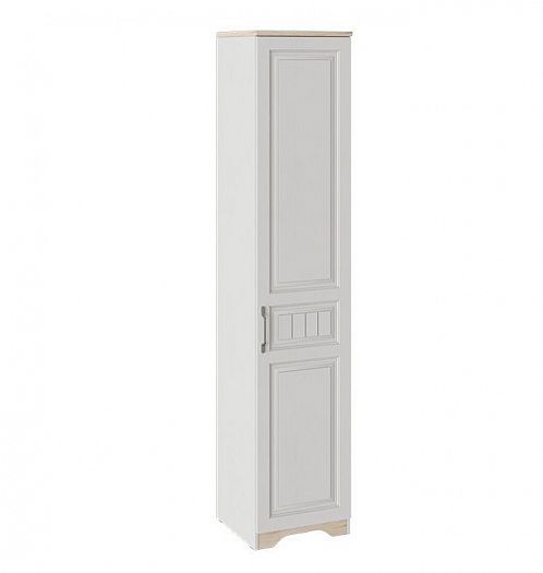Шкаф для белья "Тоскана" с глухой дверью правый - Цвет: Белый Жемчуг/Гикори Джексон
