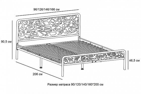 Кровать "Орион" (1600*2000) - схема