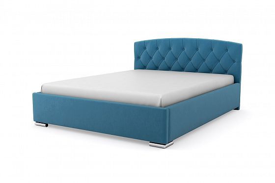 Кровать "Премьер" 800 с ламелями - Кровать "Премьер" 800 с ламелями, Цвет: Синий 115