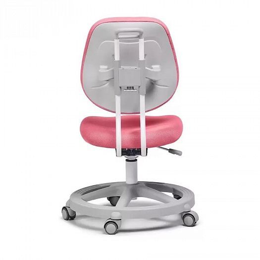 Детское кресло "Pratico" - Вид сзади, цвет: Розовый (ткань)