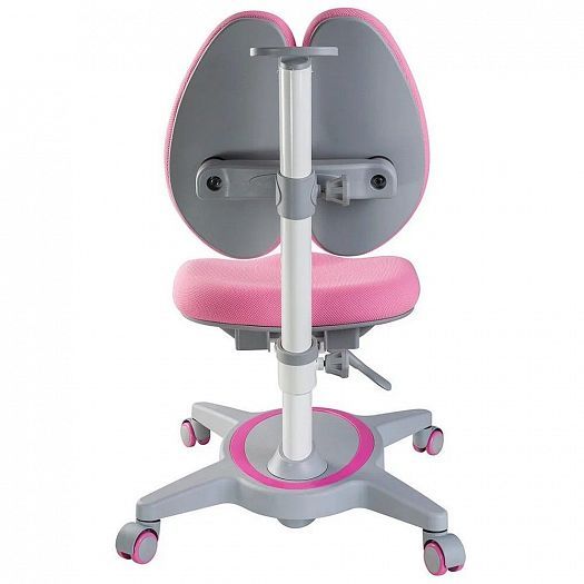 Детское кресло "Primavera II" - Вид сзади, цвет: Розовый (ткань)