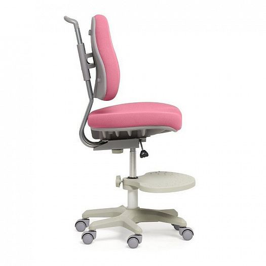 Детское кресло "Paeonia Cubby" - Вид сбоку, цвет: Розовый (ткань)