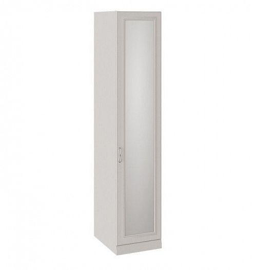 Шкаф для белья "Сабрина" 457 мм с 1 зеркальной дверью с опорой - Кашемир
