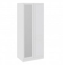 Шкаф для одежды "Франческа" 587 мм с 1 глухой и 1 зеркальной дверью СМ-312.07.005L Левый
