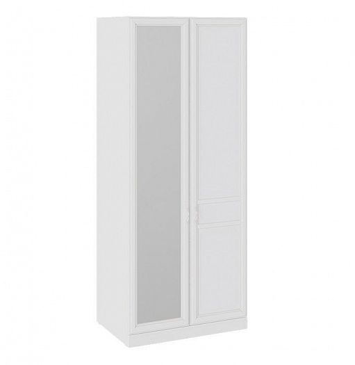 Шкаф для одежды "Франческа" 587 мм с 1 глухой и 1 зеркальной дверью (зеркало слева) - Цвет: Дуб Седа
