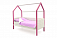 **Детская кровать-домик мягкий "Svogen" (Цвет: Лаванда/Белый)