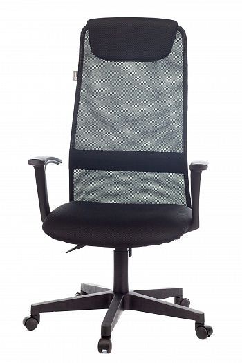Кресло для руководителя "KB-8" - Черный (Ткань)/Черный (Сетка)