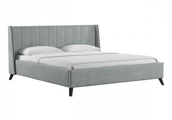 Кровать "Мелисса" 180  - Цвет: Тори Серебристый Серый