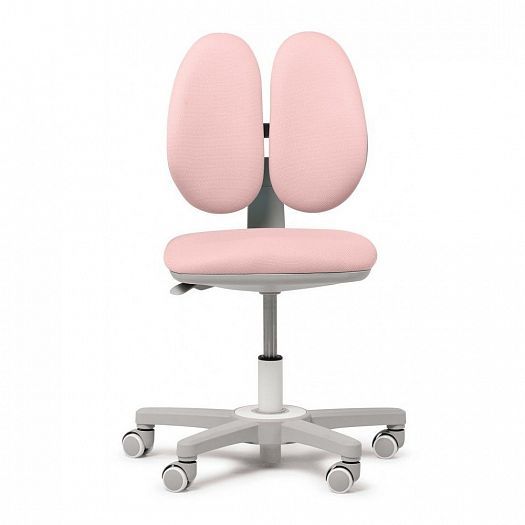 Детское кресло "Mente" - Вид прямо, цвет: Розовый (ткань)
