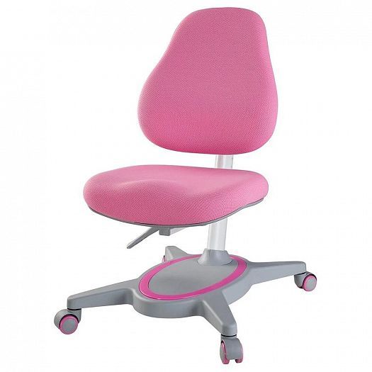 Детское кресло "Primavera I" - Вид прямо, цвет: Розовый (ткань)