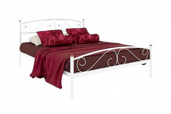 Кровать "Вероника Plus" 1800 мм (ламели) - Цвет: Белый