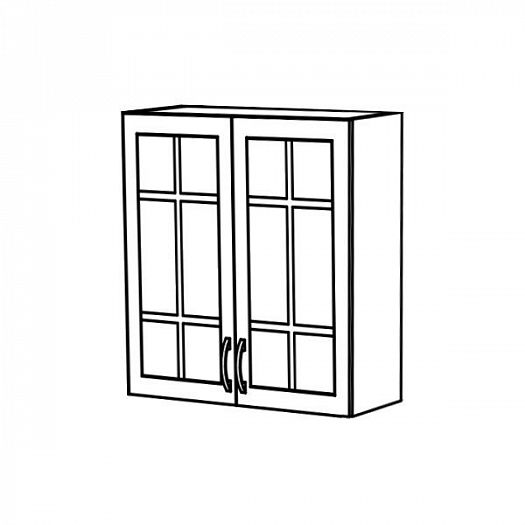 Шкаф верхний "Констанция" ШВСР600 со стеклом (решетка) - Схема