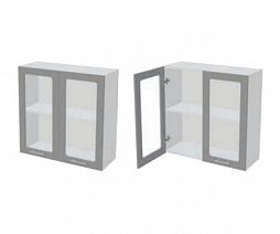 Шкаф верхний "Констанция" ШВСО800 со стеклом (оконное)