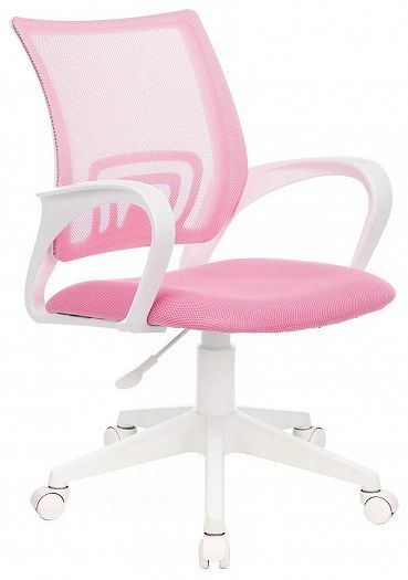 Кресло для оператора "CH-W695NLT" - Розовый (Ткань)/Розовый (Сетка)
