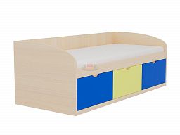 Кровать-8 "Фант" с тремя ящиками МДФ