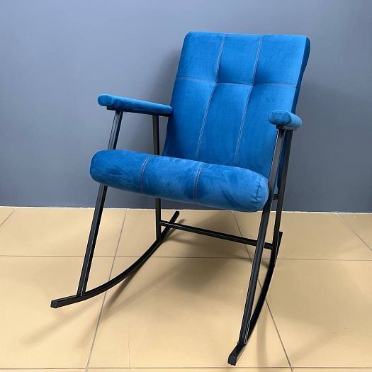 Кресло-качалка "Genesis" - Цвет: Синий (ткань)